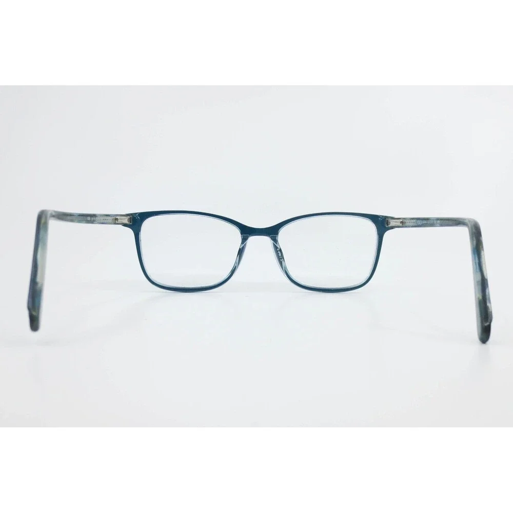 Paradigm P322 GRN Eyeglasses Green Blue Marbled Rectangular Frames 52-17-135